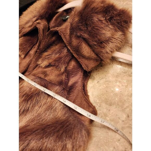 Rlz faux fur vest size xxs - Picture 3 of 9